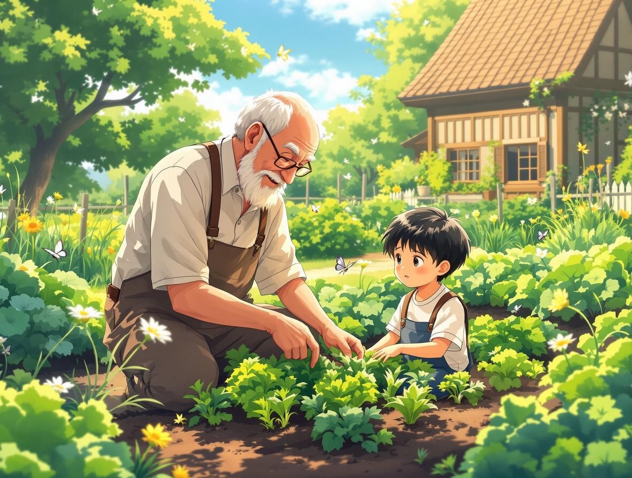 红豆短剧 - 爷爷的菜园 - 祖孙田园慢时光
